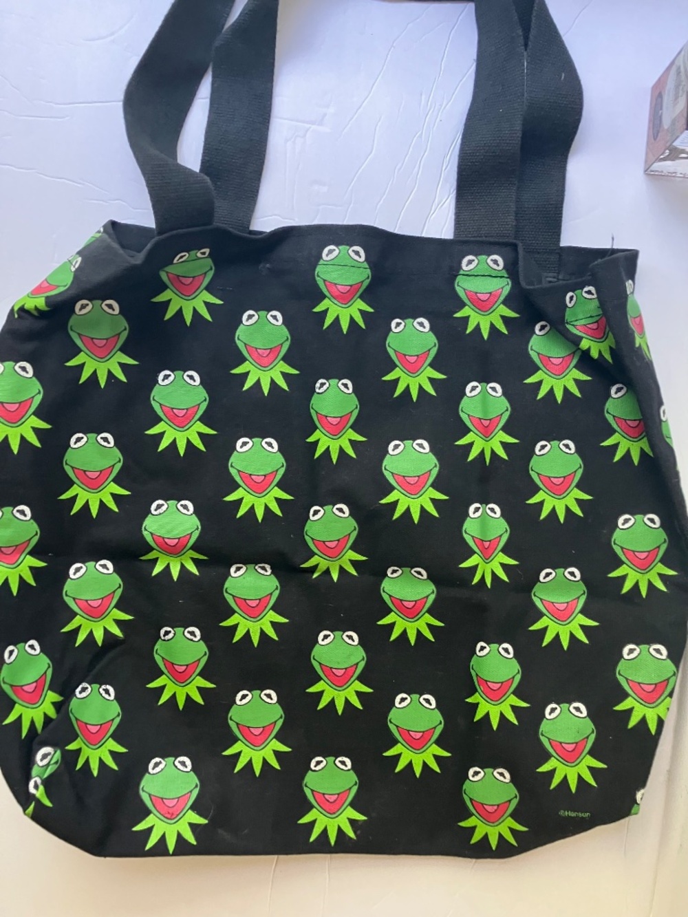 Kermit the Frog Canvas Tote Bag NEW - Picture 6 of 8